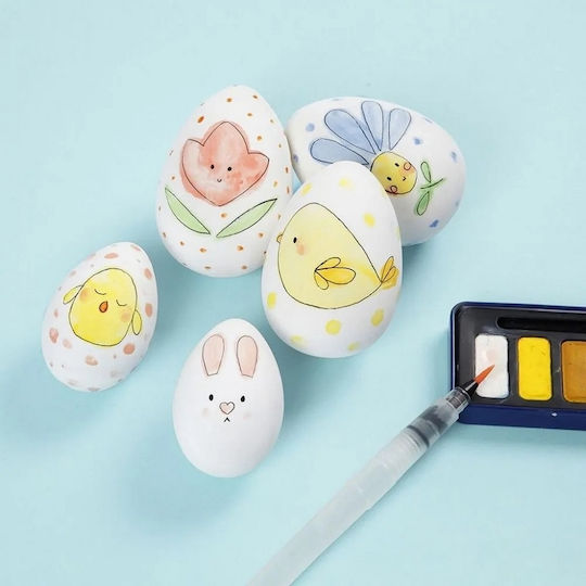 Plastic Easter Decorative Element for DIY Crafts 8pcs