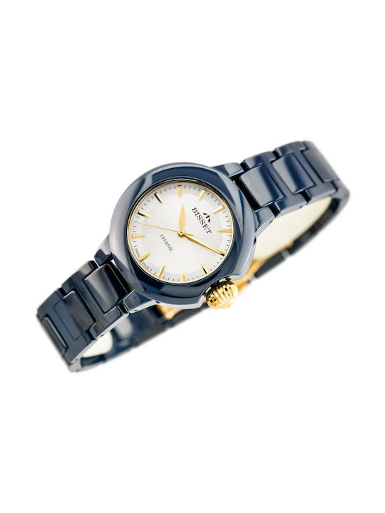 Bisset Watch with Blue Ceramic Bracelet