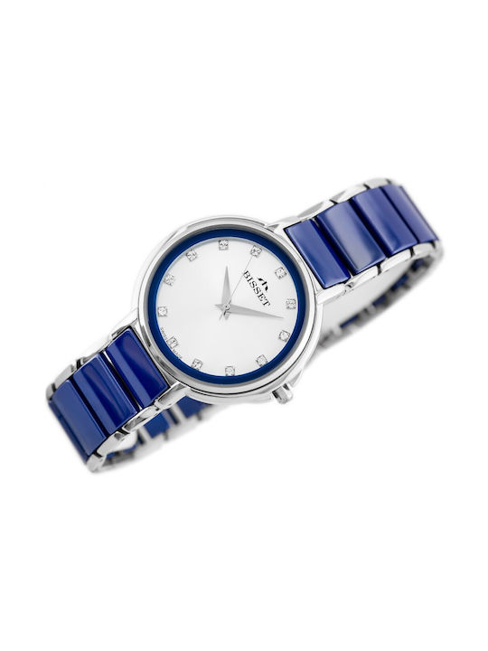 Bisset Watch with Blue Ceramic Bracelet