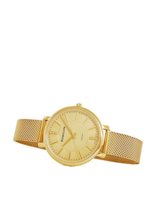AGBarr Damen Uhr mit Metallarmband
