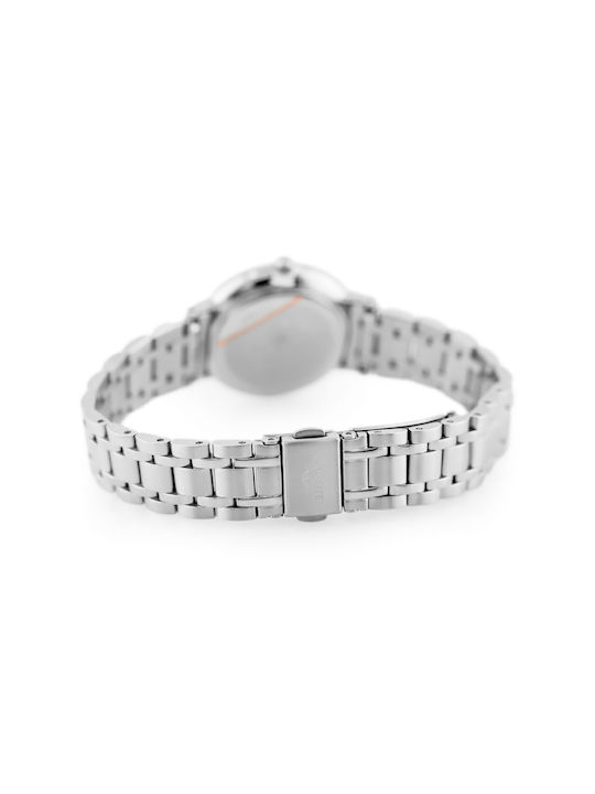 Bisset Watch with Silver Metal Bracelet