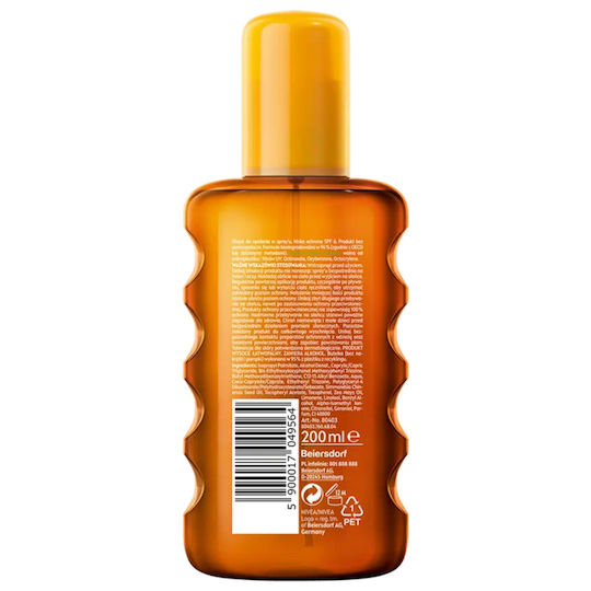 Nivea Sun Intense Bronze Waterproof Body Sunscreen SPF6 200ml
