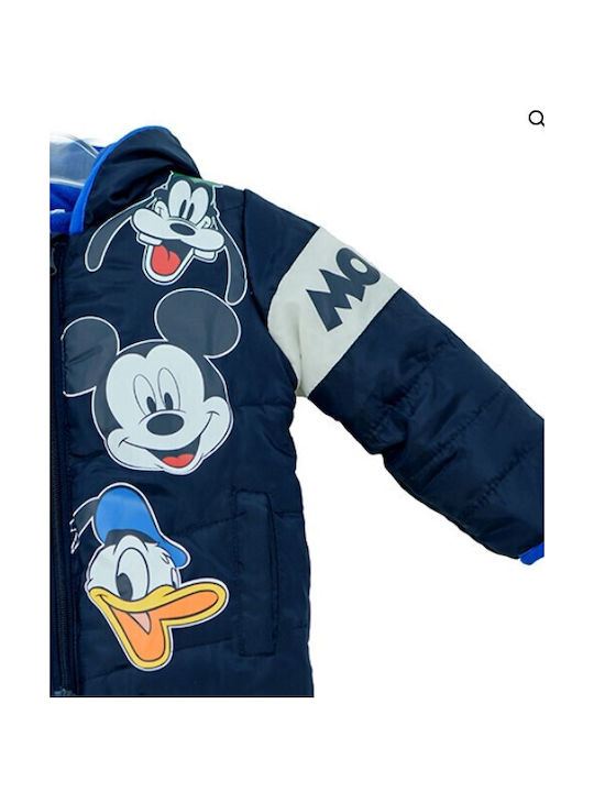 Disney Kids Casual Jacket with Hood Blue