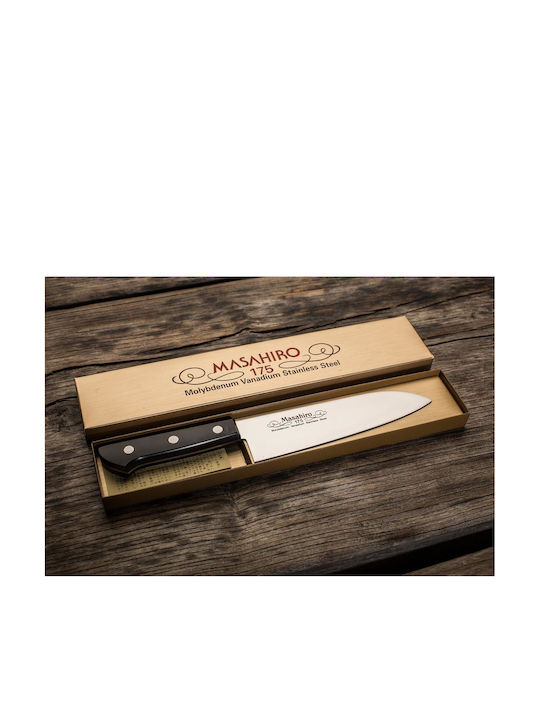 Masahiro Cuțit Santoku din Oțel Inoxidabil 17.5cm 1buc