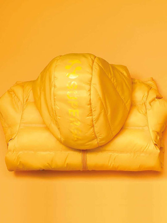 Kinder Freizeitjacke mit Kapuze Yellow
