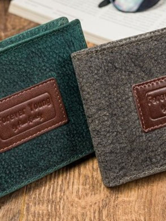 Leder Herren Geldbörse Karten mit RFID Blau