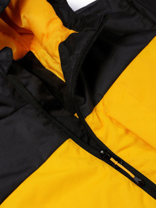 Kids Casual Long Hooded Black Coat