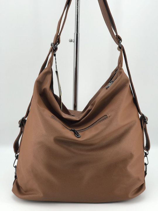 Megapolo Women's Bag Backpack Tabac Brown