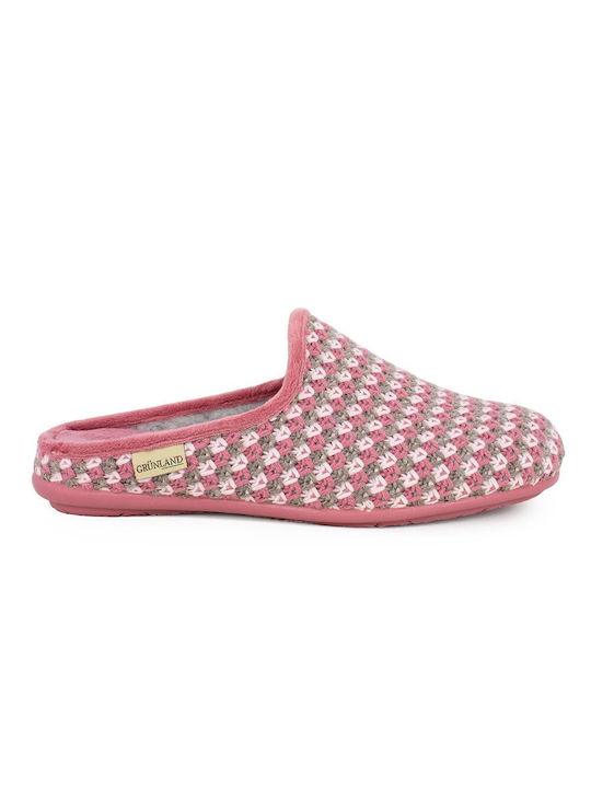 Castor Anatomic Anatomical Leather Women's Slippers in Pink color