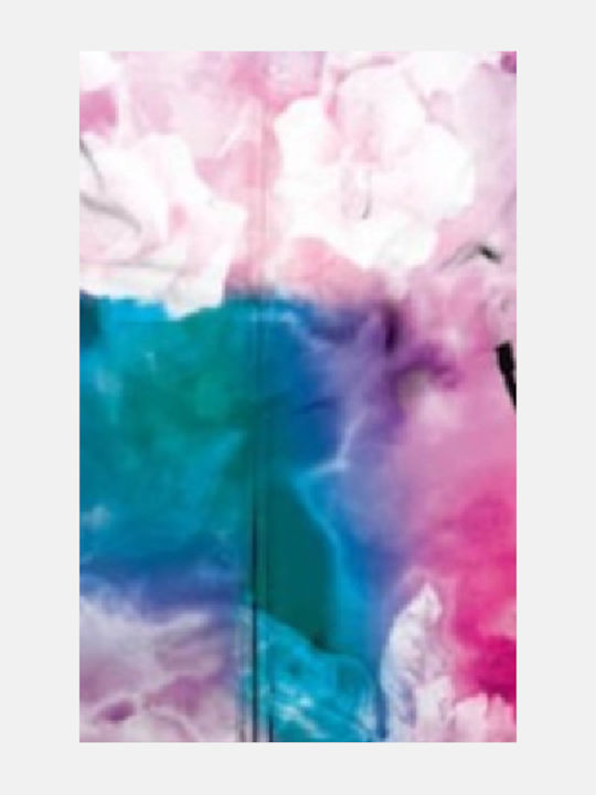 Women's Short Sports Softshell Jacket Waterproof and Windproof for Winter with Hood Tie dye