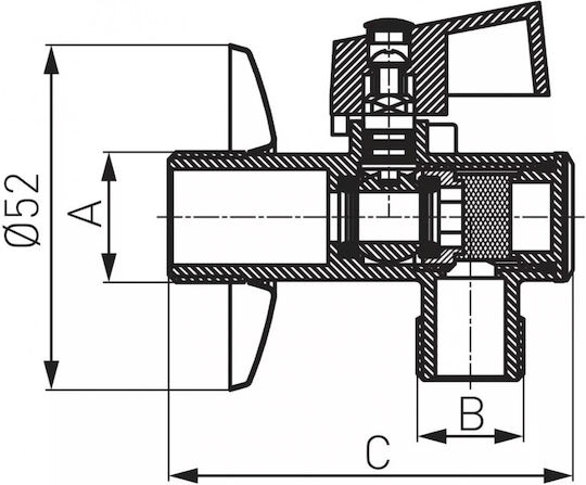 Cimberio Valve / Switch 1/2"x3/4"