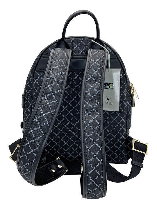 La tour Eiffel Damen Tasche Rucksack Schwarz