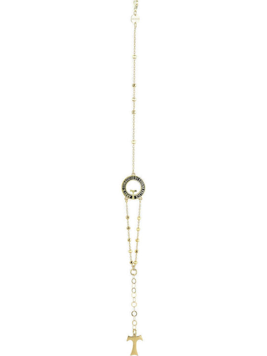 Agios Women's Silver Gold Plated Bracelet 14cm