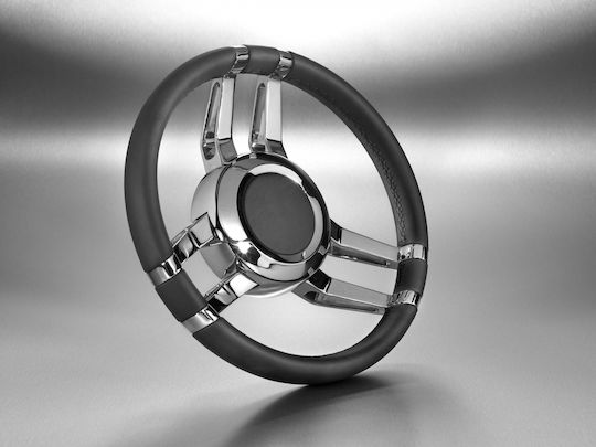 Isotta Ти́мо́н Inox Marine Carlota Черна Кожа 350mm Тимон на лодка ISCARLOTA/T380140