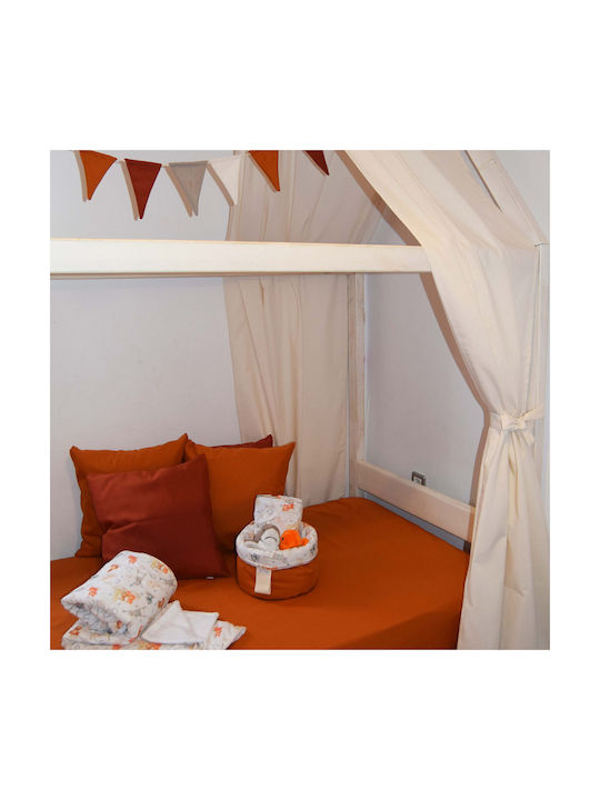 Decocraft Set Curtains with Tunnel Basic Ecru 100x350cm