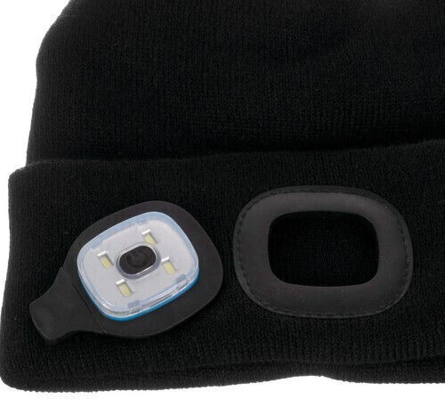Beanie Unisex Beanie Gestrickt in Schwarz Farbe