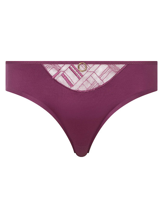 Femeie Slip fără cusături Burgundy
