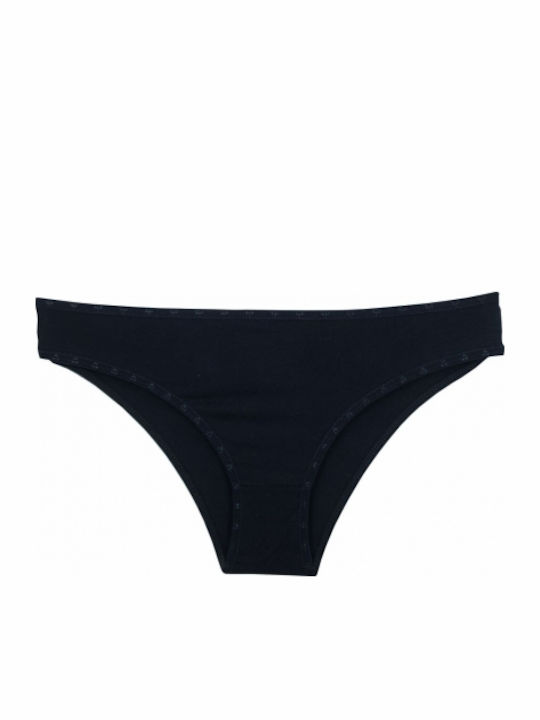 Βαμβακερά Γυναικεία Slip 3Pack Μαύρο
