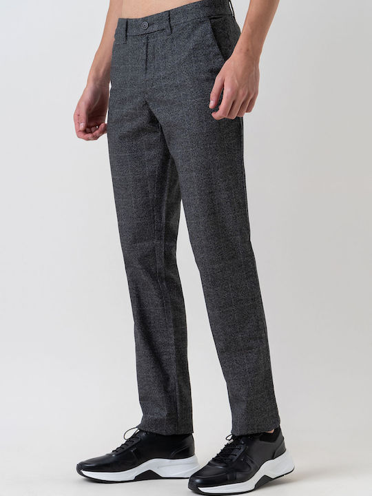 Fynch Hatton Men's Trousers Chino Steel