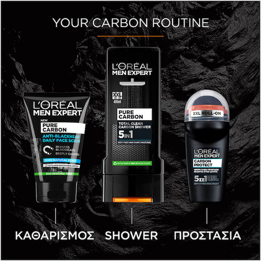 L'Oreal Paris Men Expert Carbon Protect 4 in 1 Deodorant 48h In Roll-On 50ml
