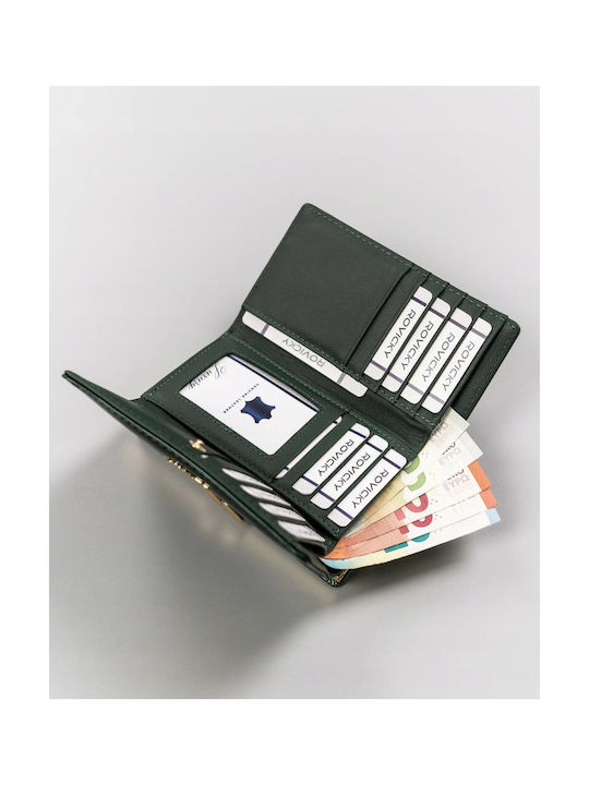 Portofel pentru femei Cards Green