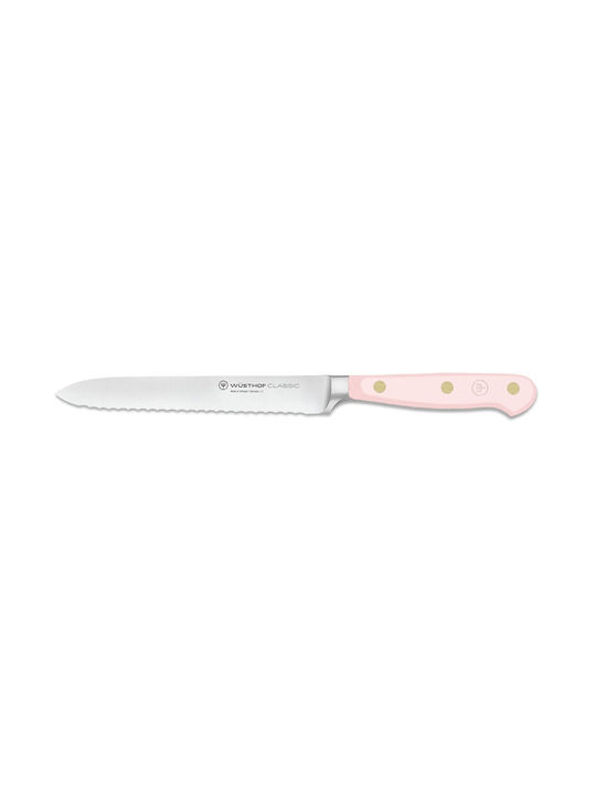 Wusthof Classic General Use Knife of Stainless Steel Pink Himalayan Salt 14cm 1061708414