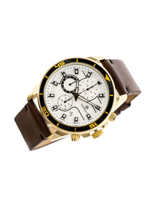 Perfect Watch Chronograph Battery in Brown Color