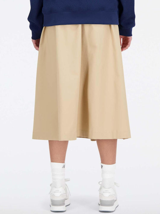 New Balance Midi Skirt in Beige color