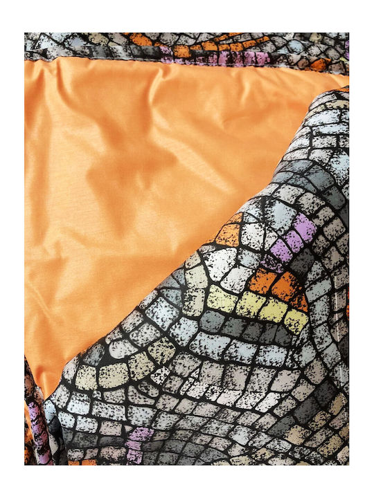 Decotelia Пухено Единично 160x240бр Mosaic Черен 300 г/м²Gsm