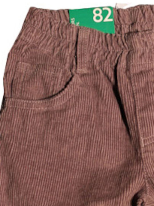 Benetton Παιδικό Τζιν Παντελόνι Καφέ Benetton Παιδικό Τζιν Παντελόνι Καφέ