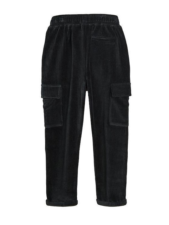 Pantalon Pentru Copii Cargo Din Țesătură Gri