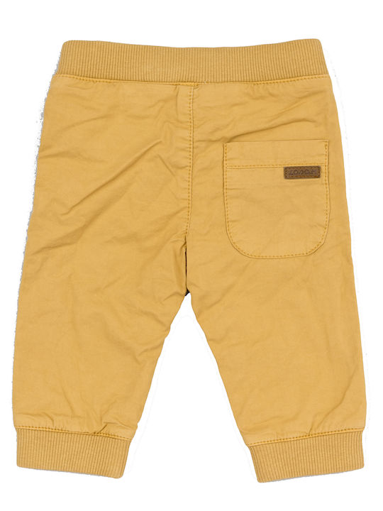 Losan Pantaloni copii din denim Monocrom, cod culoare -MUSTARD