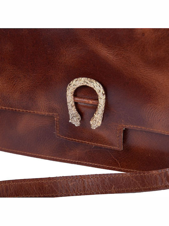 Leather Women's Bag Crossbody Brown