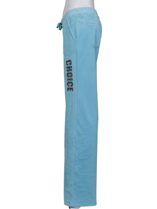 Mymoo Damen-Sweatpants Hellblau