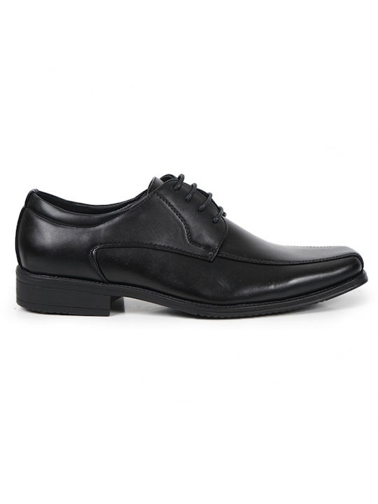 Piazza Shoes Men's Leather Dress Shoes Black