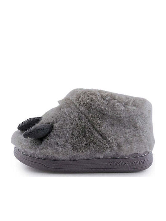 Kids Slippers Boots Gray