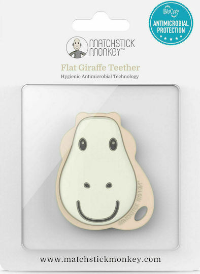 Matchstick Monkey Monkey Flat Face Girafă Masă Dentară Fără BPA din Silicon pentru 3 luni+