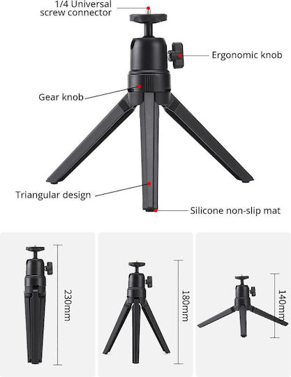Trepied Pentru Telefon Mobil Negru