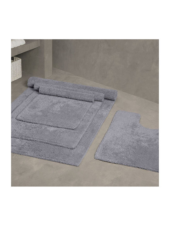 Bath Mat Fieldcrest Ultra Soft 2.200gsm 53X86 SILVER