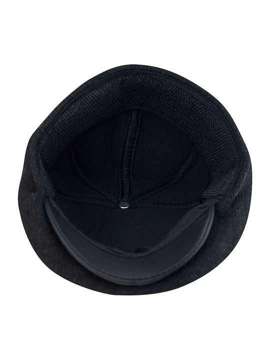 Brims and Trims Men's Beret Black