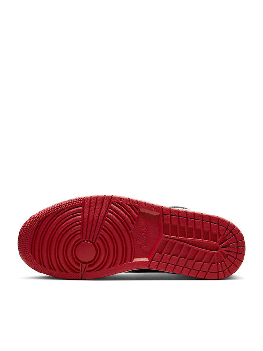 Air  1 Low Adidași Pentru Bărbați Negru / Alb / Roșu Gym