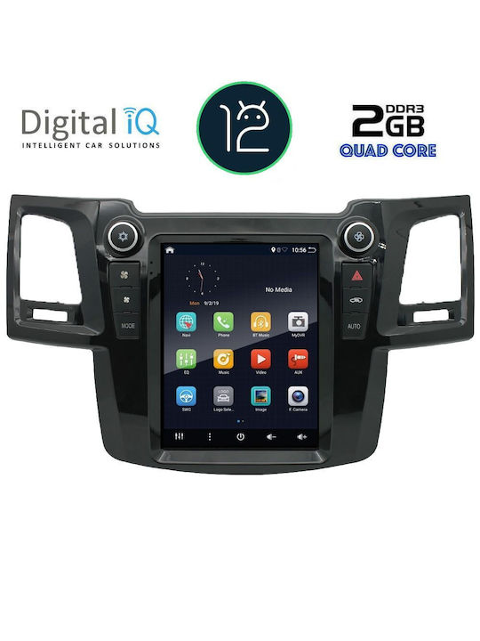 Digital IQ Sistem Audio Auto pentru Toyota Hilux Citroen BX 2005-2015 (Bluetooth/USB/WiFi/GPS) cu Ecran Tactil 9.7"