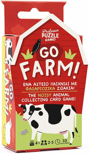 Board Game Go Farm - Φασαριόζικα Ζωάκια for 2-5 Players 4+ Years Old (EN) Professor Puzzle