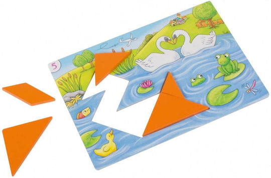 Board Game Tangram Kids for 1 Player 4+ Years Old (EN) Beleduc