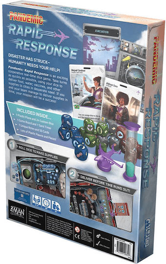 Настолна игра Pandemic: Rapid Response за 2-4 играчи 8+ години (EN) Z-Man Games