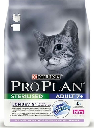 Pro Plan Pro Plan Dry Cat Food for Elderly Spayed Cats with Turkey 1.5kg