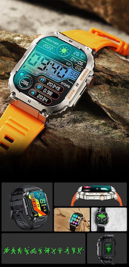 Gravity Gt6 42mm Smartwatch mit Herzfrequenzsensoren Mehrfarbig