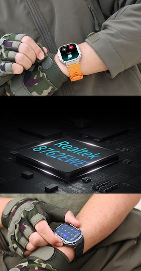 Gravity Gt6 42mm Smartwatch mit Herzfrequenzsensoren Mehrfarbig