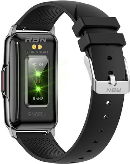 Rubicon Rncf04 Aluminium Smartwatch με Παλμογράφο (Πολύχρωμο)