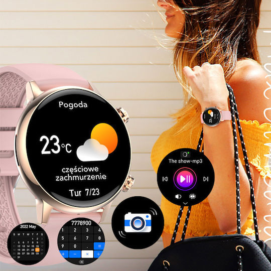 Rubicon Rncf09 40mm Smartwatch (Πολύχρωμο)